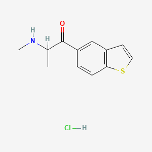 1-(1-Benzothiophen-5-yl)-2-(methylamino)propan-1-one hydrochloride