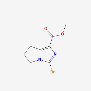 methyl 3-bromo-5H,6H,7H-pyrrolo[1,2-c]imidazole-1-carboxylate