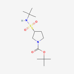 tert-butyl (3R)-3-(tert-butylsulfamoyl)pyrrolidine-1-carboxylate