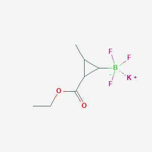 Potassium (2-(ethoxycarbonyl)-3-methylcyclopropyl)trifluoroborate