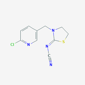 molecular formula C10H9ClN4S B134840 Thiacloprid CAS No. 111988-49-9