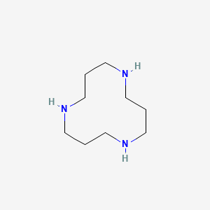 molecular formula C9H21N3 B1348401 1,5,9-三氮杂环十二烷 CAS No. 294-80-4