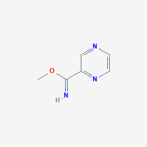 molecular formula C6H7N3O B1348402 甲基吡嗪-2-甲酰亚胺 CAS No. 74617-55-3