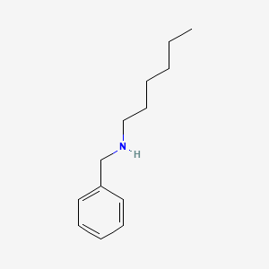 molecular formula C13H21N B1348404 Benzenemethanamine, N-hexyl- CAS No. 25468-44-4