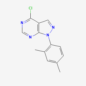 molecular formula C13H11ClN4 B1348413 4-氯-1-(2,4-二甲基苯基)-1H-吡唑并[3,4-d]嘧啶 CAS No. 610277-86-6