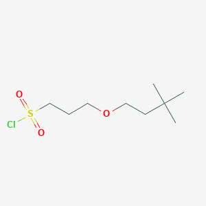 3-(3,3-Dimethylbutoxy)propane-1-sulfonyl chloride