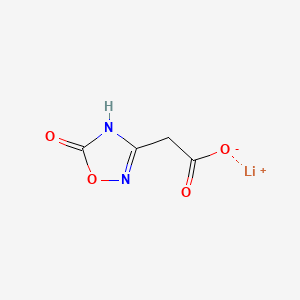 Lithium(1+) 2-(5-oxo-4,5-dihydro-1,2,4-oxadiazol-3-yl)acetate