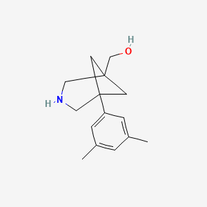 (5-(3,5-Dimethylphenyl)-3-azabicyclo[3.1.1]heptan-1-yl)methanol