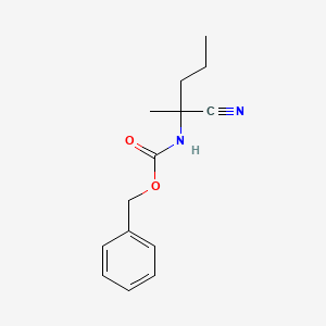 Benzyl (2-cyanopentan-2-yl)carbamate