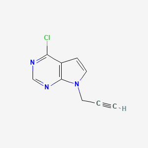 4-chloro-7-(prop-2-yn-1-yl)-7H-pyrrolo[2,3-d]pyrimidine