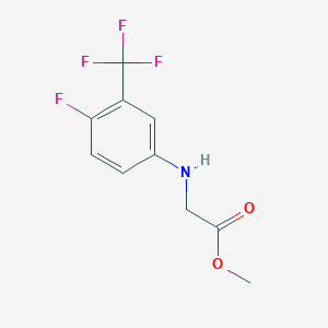 Methyl (4-fluoro-3-(trifluoromethyl)phenyl)glycinate