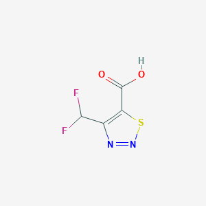 4-(Difluoromethyl)-1,2,3-thiadiazole-5-carboxylic acid