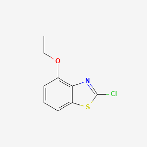 molecular formula C9H8ClNOS B1348425 2-Chloro-4-ethoxy-1,3-benzothiazole CAS No. 890091-95-9