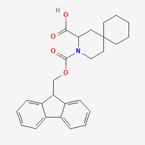 3-{[(9H-fluoren-9-yl)methoxy]carbonyl}-3-azaspiro[5.5]undecane-2-carboxylic acid