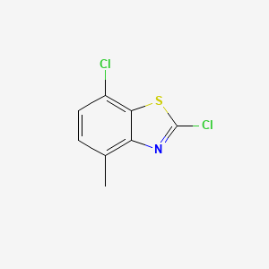 molecular formula C8H5Cl2NS B1348428 2,7-Dichloro-4-methyl-1,3-benzothiazole CAS No. 80945-85-3
