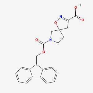 7-{[(9H-fluoren-9-yl)methoxy]carbonyl}-1-oxa-2,7-diazaspiro[4.4]non-2-ene-3-carboxylic acid