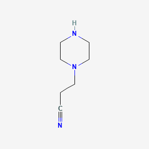 molecular formula C7H13N3 B1348437 3-(Piperazin-1-yl)propanenitrile CAS No. 34064-86-3