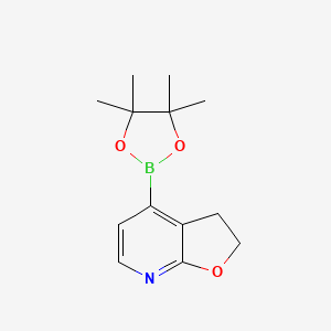 4-(4,4,5,5-Tetramethyl-1,3,2-dioxaborolan-2-yl)-2,3-dihydrofuro[2,3-b]pyridine