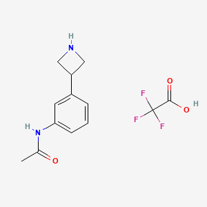 N-[3-(azetidin-3-yl)phenyl]acetamide, trifluoroacetic acid