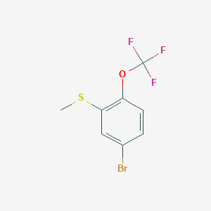 (5-Bromo-2-(trifluoromethoxy)phenyl)(methyl)sulfane