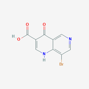 8-Bromo-4-hydroxy-1,6-naphthyridine-3-carboxylic acid