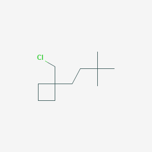 1-(Chloromethyl)-1-(3,3-dimethylbutyl)cyclobutane