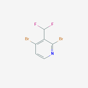 2,4-Dibromo-3-(difluoromethyl)pyridine