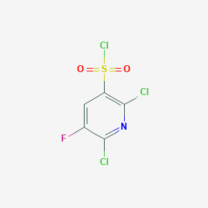 2,6-Dichloro-5-fluoropyridine-3-sulfonyl chloride