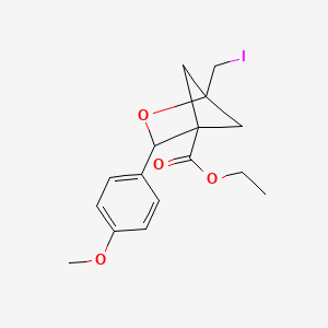 Ethyl 1-(iodomethyl)-3-(4-methoxyphenyl)-2-oxabicyclo[2.1.1]hexane-4-carboxylate