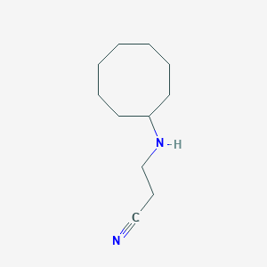 B1348445 3-(Cyclooctylamino)propionitrile CAS No. 206559-53-7