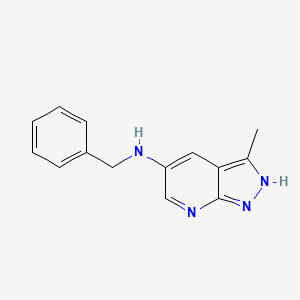 N-benzyl-3-methyl-1H-pyrazolo[3,4-b]pyridin-5-amine