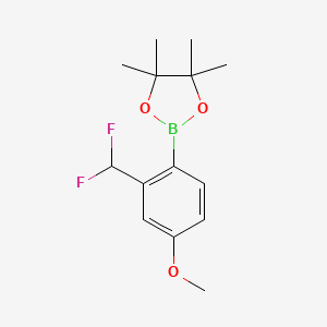 2-(2-(Difluoromethyl)-4-methoxyphenyl)-4,4,5,5-tetramethyl-1,3,2-dioxaborolane