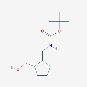 Tert-butyl n-{[2-(hydroxymethyl)cyclopentyl]methyl}carbamate