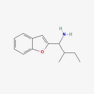 1-(Benzofuran-2-yl)-2-methylbutan-1-amine