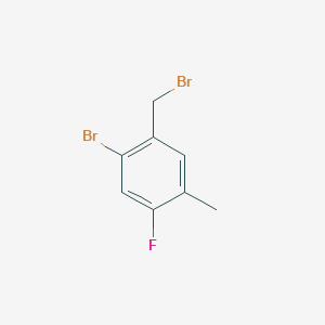 1-Bromo-2-(bromomethyl)-5-fluoro-4-methylbenzene