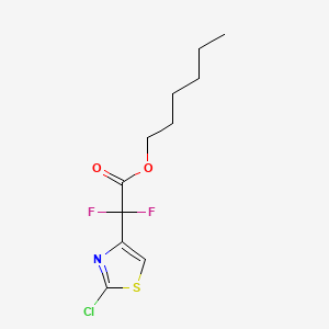 Hexyl 2-(2-chloro-1,3-thiazol-4-yl)-2,2-difluoroacetate