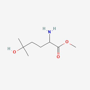 Methyl 2-amino-5-hydroxy-5-methylhexanoate