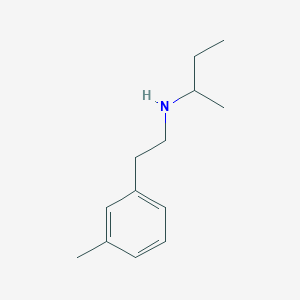 molecular formula C13H21N B13484515 n-(3-Methylphenethyl)butan-2-amine 