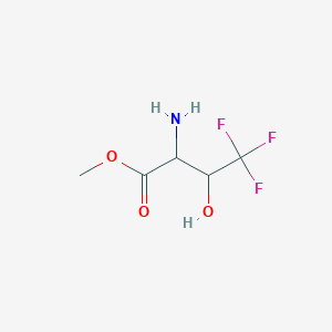 Methyl 2-amino-4,4,4-trifluoro-3-hydroxybutanoate