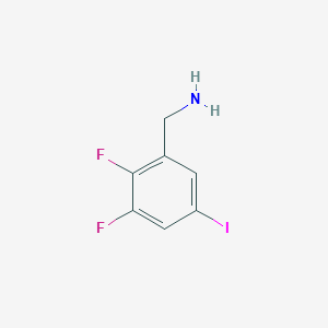 (2,3-Difluoro-5-iodophenyl)methanamine