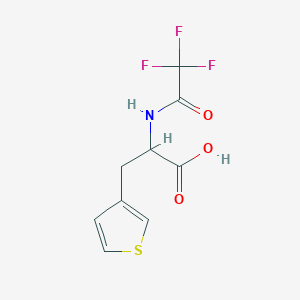 3-Thiophen-3-yl-2-[(2,2,2-trifluoroacetyl)amino]propanoic acid