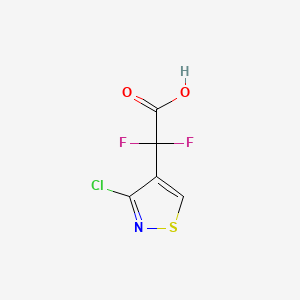 2-(3-Chloroisothiazol-4-yl)-2,2-difluoroacetic acid