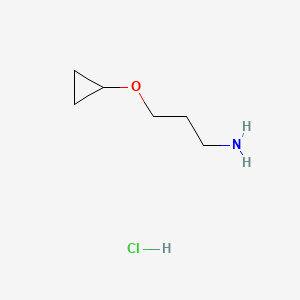 3-Cyclopropoxypropan-1-amine hydrochloride