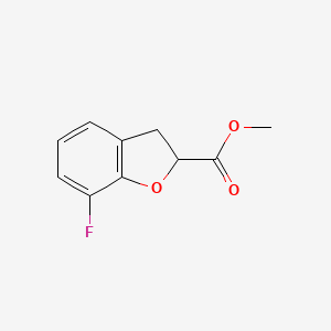 Methyl 7-fluoro-2,3-dihydrobenzofuran-2-carboxylate