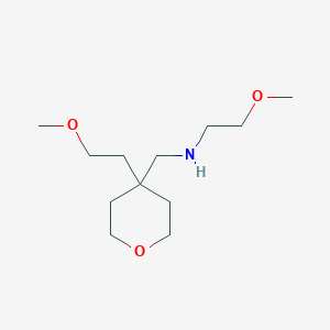 2-Methoxy-N-((4-(2-methoxyethyl)tetrahydro-2h-pyran-4-yl)methyl)ethan-1-amine