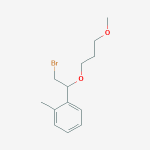 1-(2-Bromo-1-(3-methoxypropoxy)ethyl)-2-methylbenzene