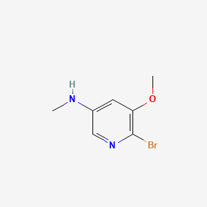 6-bromo-5-methoxy-N-methylpyridin-3-amine