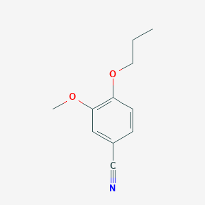 molecular formula C11H13NO2 B1348477 3-甲氧基-4-丙氧基苯甲腈 CAS No. 60758-85-2