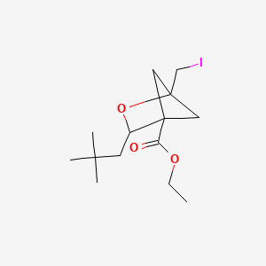 Ethyl 3-(2,2-dimethylpropyl)-1-(iodomethyl)-2-oxabicyclo[2.1.1]hexane-4-carboxylate