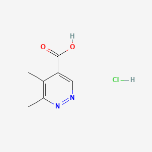 5,6-Dimethylpyridazine-4-carboxylic acid hydrochloride